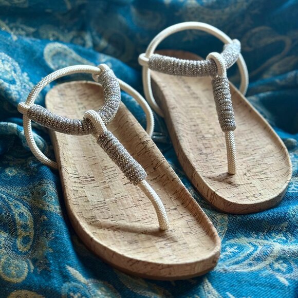 Aerosoles Leve Sandal - Crystal, Size 11 & 12 - Picture 1 of 7